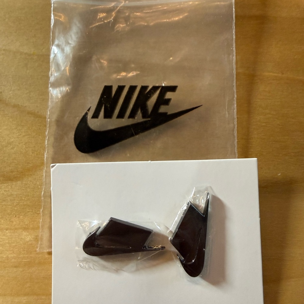 Nike Black Logo Pin Accessory